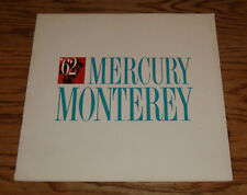 Original 1962 Mercury Monterey Deluxe Sales Brochure 62 Custom Station Wagon comprar usado  Enviando para Brazil