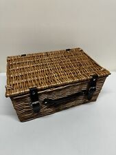 Straw wicker hamper for sale  LUTON