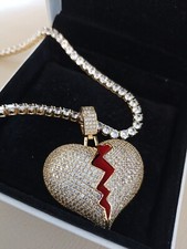 Collana ciondolo cuore usato  Olbia