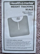 Healthometer weight tracking for sale  Grangeville