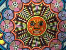 Tableau huichol luis d'occasion  Laignes