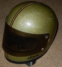 CAPACETE DE MOTOCICLETA ITALIANO VINTAGE ROSTO INTEIRO MOTOCICLETA Por DIWS - ACU APROVADO F1, usado comprar usado  Enviando para Brazil