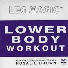Leg Magic Lower Body Workout DVD VIDEO FITNESS body health conditioning strength, usado comprar usado  Enviando para Brazil