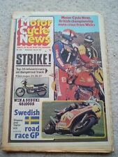 Motor cycle news for sale  FAVERSHAM