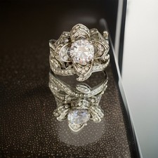 3.5ct lotus engagement for sale  Westmont
