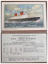 Counard rms queen for sale  SOUTHAMPTON