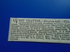 West drayton hall for sale  UK