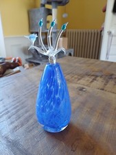 Flacon verre soufflé d'occasion  Pogny