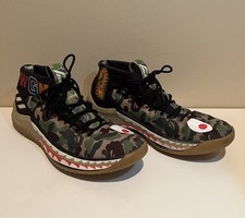 Tênis Adidas Bape Dame 4 Masculino Tamanho Verde Camuflado A Bathing Ape Shark 2018 comprar usado  Enviando para Brazil