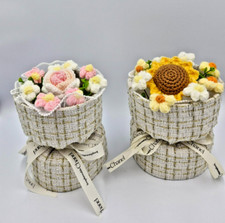 Crochet knitted flower for sale  LONDON
