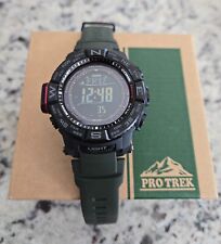 Reloj Casio Pro Trek Hombre Resistente Solar Tiempo Atómico 47mm PRW-3510Y-8 segunda mano  Embacar hacia Argentina