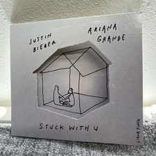 JUSTIN BIEBER & ARIANA GRANDE "STUCK WITH U" 2020 CD ALBUM RARE BRAND NEW SEALED, usado comprar usado  Enviando para Brazil