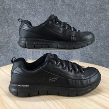 Tênis Skechers Feminino 9.5 Sure Track Trick Couro Preto Baixo SN 76550 comprar usado  Enviando para Brazil