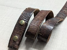 cinto de fivela vintage feito à mão TOOLED rústico 32 antigo rodeio de couro COWBOY comprar usado  Enviando para Brazil