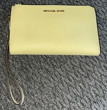Carteira Michael Kors jet set viagem grande continental pulseira amarela manteiga (A5) comprar usado  Enviando para Brazil