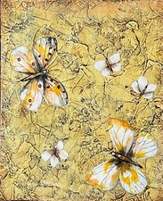 Tableau acrylique toile d'occasion  Monteux