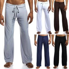 Masculino Calças De Yoga Liso Pijamas, Camisolas Pijamas Pijamas Casual Calças Lounge Para Casa comprar usado  Enviando para Brazil