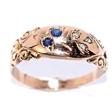 Ring gold saphir gebraucht kaufen  Essen