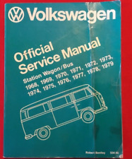1968 1979 Volkswagen Station Wagon and Bus Serviço Oficial Loja Manual Tipo 2, usado comprar usado  Enviando para Brazil