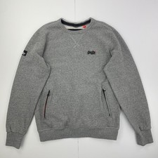 Superdry jumper grey for sale  WORTHING