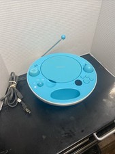 CD player Sony ZS-E5 e rádio AM/FM estéreo portátil com alça azul comprar usado  Enviando para Brazil