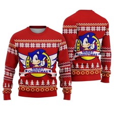 Sonic The Hedgehog Christmas Sweater, Sonic Mery Christmas Sweater, Sonic Family comprar usado Sonic The Hedgehog Christmas Sweater, Sonic Mery Christmas Sweater, Sonic Family comprar usado  Enviando para Brazil