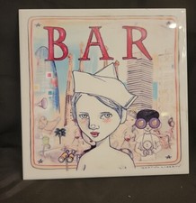 Famosa arte Barcelona azulejo assinado Gaston Liberto 8x8 porcelana belo esmalte comprar usado  Enviando para Brazil