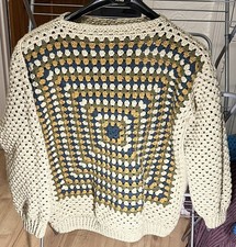 Granny square jumper for sale  MAESTEG