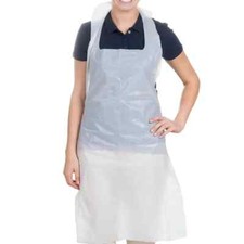 White polythene aprons for sale  LEEDS