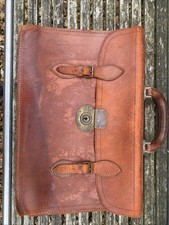 Pendragon leather briefcase for sale  HIGH PEAK