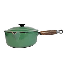 Creuset saucepan green for sale  GLOUCESTER