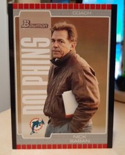 Usado, 2005 Bowman *PRATA* 132/200 Nick Saban #73 *SOMENTE* Novato ALABAMA MARÉ CARMESIM comprar usado Usado, 2005 Bowman *PRATA* 132/200 Nick Saban #73 *SOMENTE* Novato ALABAMA MARÉ CARMESIM comprar usado  Enviando para Brazil