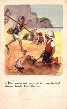 Carte postale illustrateur d'occasion  La Côte-Saint-André