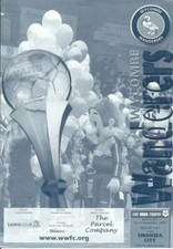 Wycombe wanderers swansea for sale  BLACKWOOD