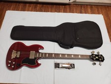 Epiphone bass cherry for sale  Spartanburg