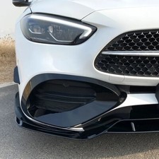 Para 2021+ Mercedes Benz Classe C W206 C300 C200 Tampa de Lâmpada de Neblina Guarnição Canards Frontais comprar usado  Enviando para Brazil