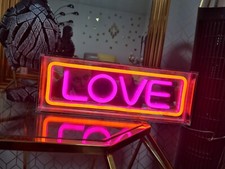 Neon signs love for sale  WIGAN