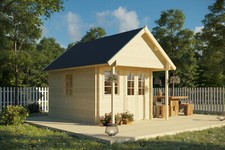 Gartenhaus blockhaus satteldac gebraucht kaufen  Nienburg