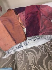 Silk coloured scarf for sale  WALSALL