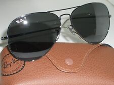 ÓCULOS DE SOL 62 14 140 RAY BAN RB3689 004/48 POLARIZADO AVIADOR METAL II GUNMETAL comprar usado  Enviando para Brazil