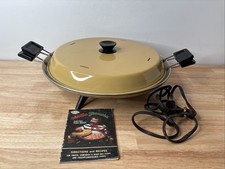 Forno elétrico vintage Mirro Pizza Baker Watta Pizzaria M-0368-35 alumínio EUA comprar usado  Enviando para Brazil