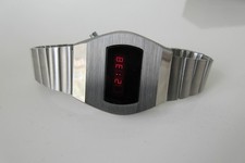 Usado, Relógio masculino SS 1978 OTRON LED digital retrô tempo computador quartzo estado sólido. comprar usado  Enviando para Brazil