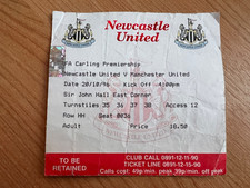 BILHETE 1996/97 Newcastle v Manchester United League - UTD perder 5-0 Albert Goal comprar usado  Enviando para Brazil