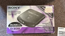 SONY DISCMAN D-232 CD DISC PLAYER RARO VINTAGE RETRÔ comprar usado  Enviando para Brazil