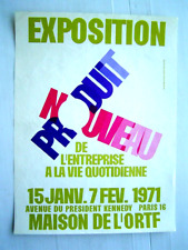 Affiche ancienne 1971 d'occasion  Toulon-