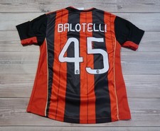 ⚽Camisa de futebol Adidas Home Milan Balotelli 45, tamanho infantil, usado comprar usado  Enviando para Brazil
