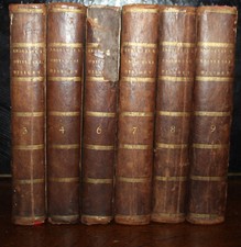 1800 A Summary of Universal History Louis-Pierre ANQUETIL 6 Vols of 9 Italy comprar usado  Enviando para Brazil