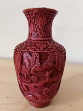 Antike rotlackvase messingkorp gebraucht kaufen  Erfurt
