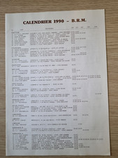 Calendrier 1990 cyclotourisme d'occasion  Paris XV