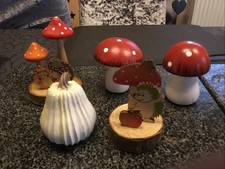 Herbstdeko igel fliegenpilze gebraucht kaufen  Biberbach